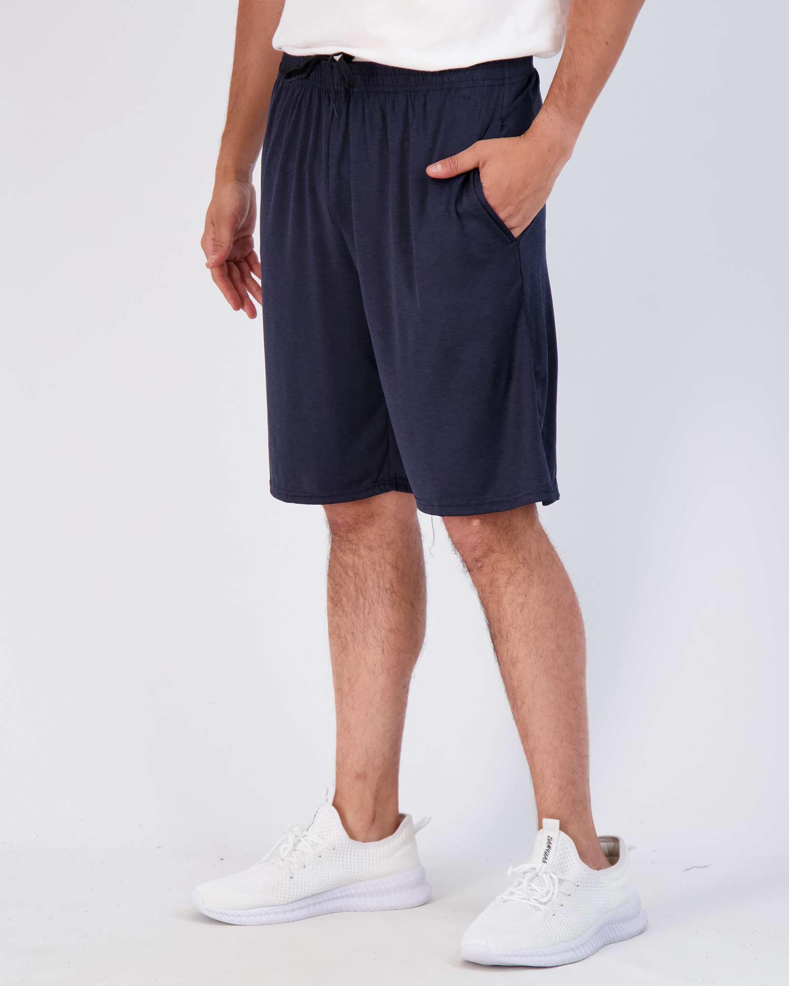 Real Essentials Men’s 5 Pack: 9" Dry-Fit Shorts – Athletic Gym, Workout, Basketball, Running, Casual Lounge Active Pockets