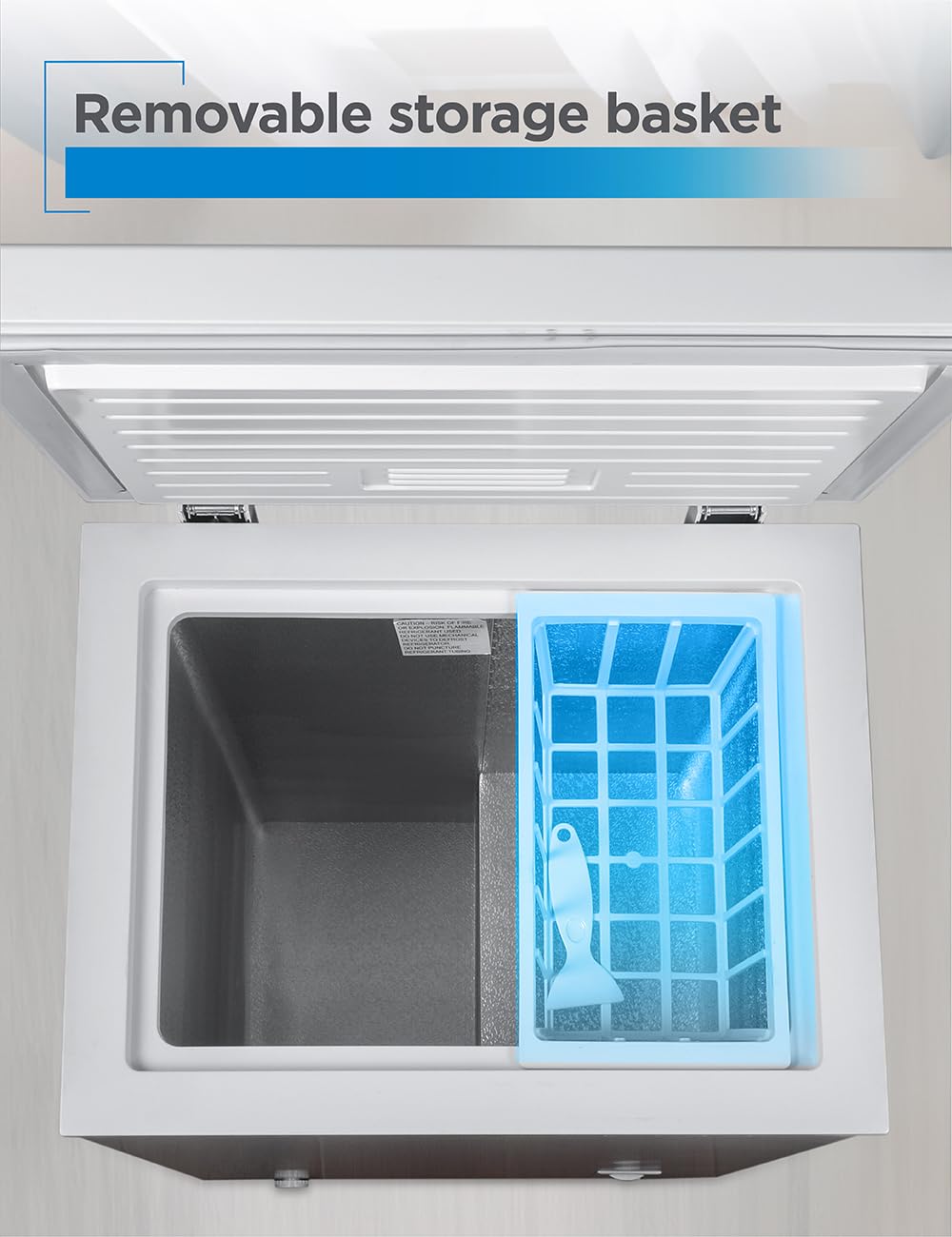 BLACK+DECKER 2.7 Cu. Ft. Compact Chest Freezer