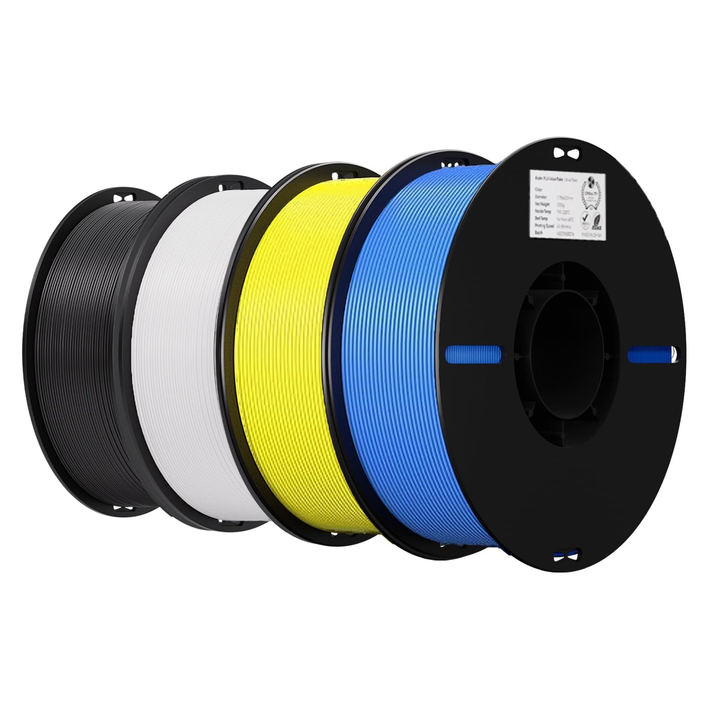 Creality 3D Printer Filament, PLA Filament Bundle for 3D Printing, Ender PLA Filament No-Tangling, Strong Bonding & Overhang Performance, Accuracy +/- 0.02mm