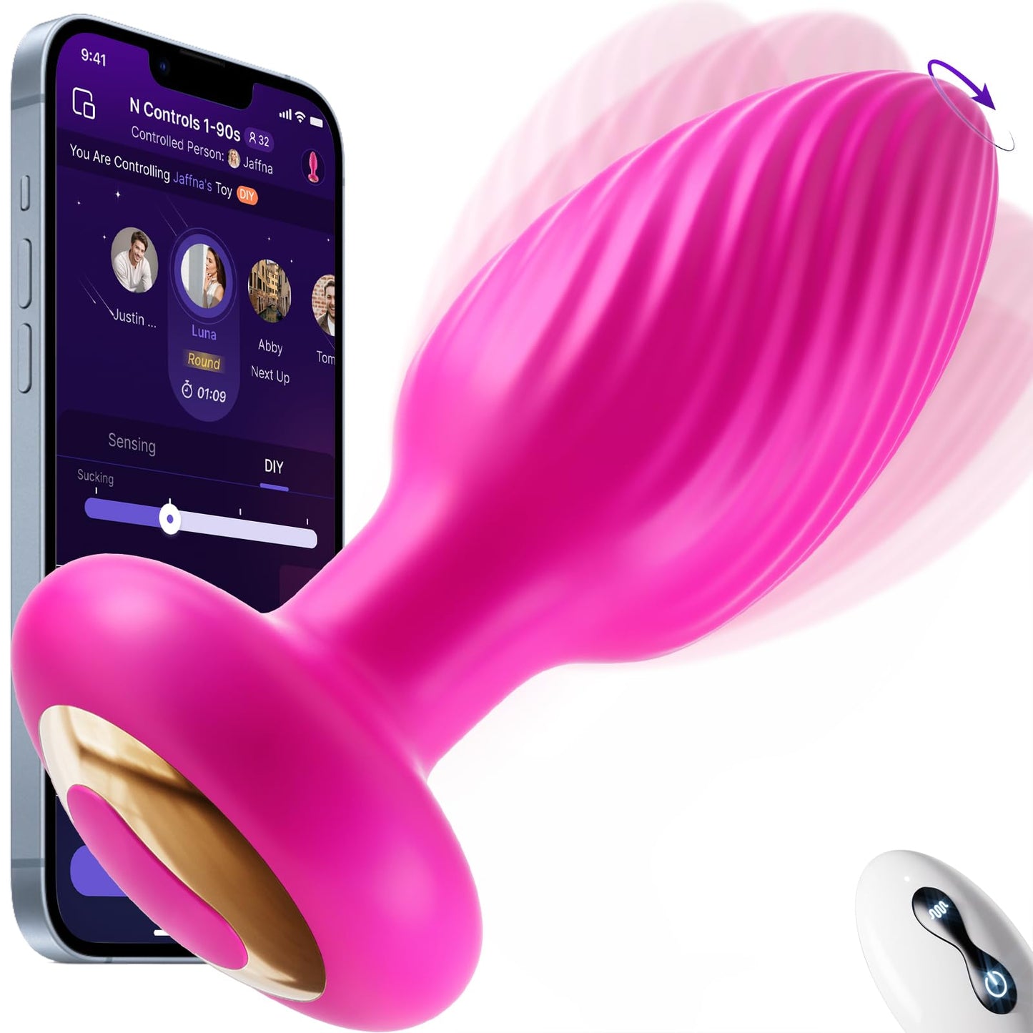 Adult Sex Toys for Men Prostate Massager - Male Sex Toys Games Remote Control, Adult Toys Anal Plug Vibrating Butt Plug Anal Toys Vibrator Mens Sex Toys