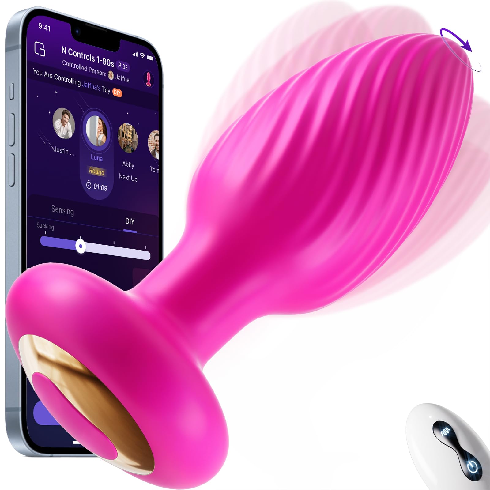 Adult Sex Toys for Men Prostate Massager - Male Sex Toys Games Remote Control, Adult Toys Anal Plug Vibrating Butt Plug Anal Toys Vibrator Mens Sex Toys