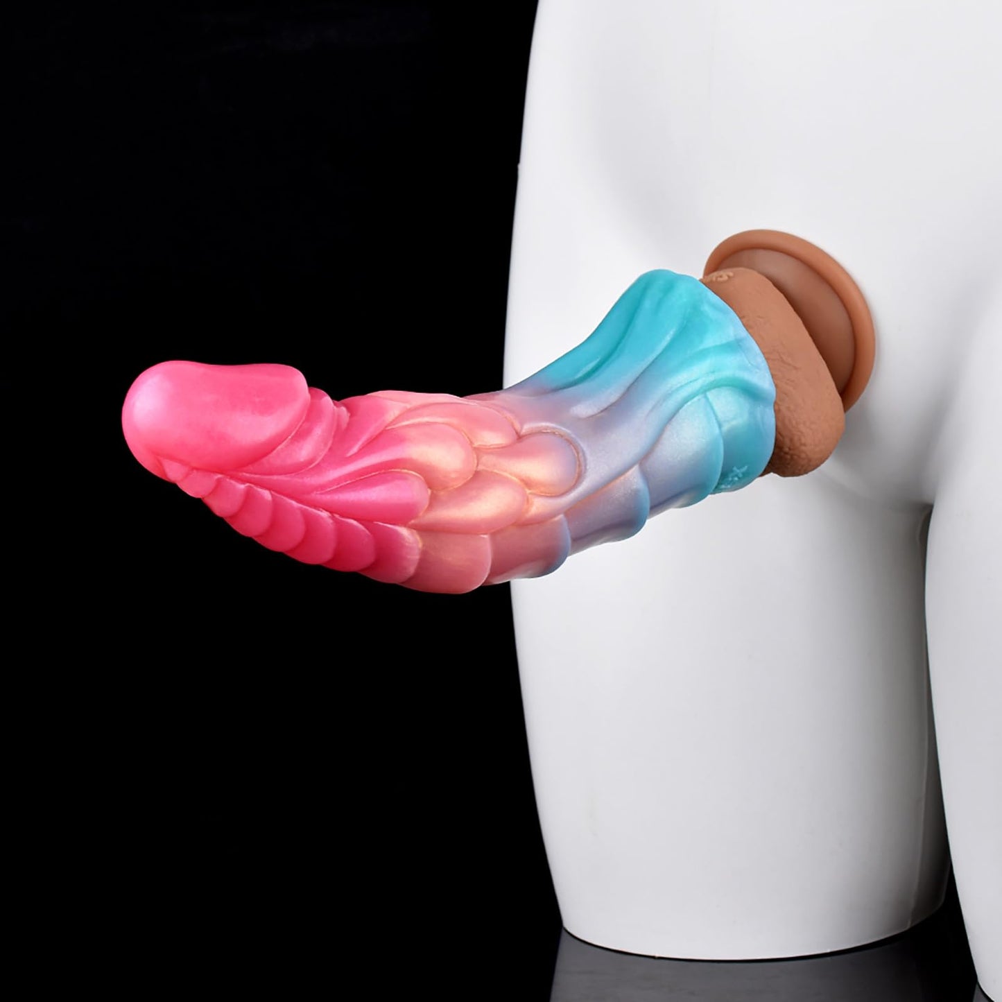 Dragon Penis Sleeve Cock Sleeve Sex Toy for Men, 8 Inch Monster Huge Thick Dildo Sleeve Penis Sheath Extender Enlarger, Anal G Spot Stimulator Beginner Soft Silicone Adult Sex Toys for Men and Couple