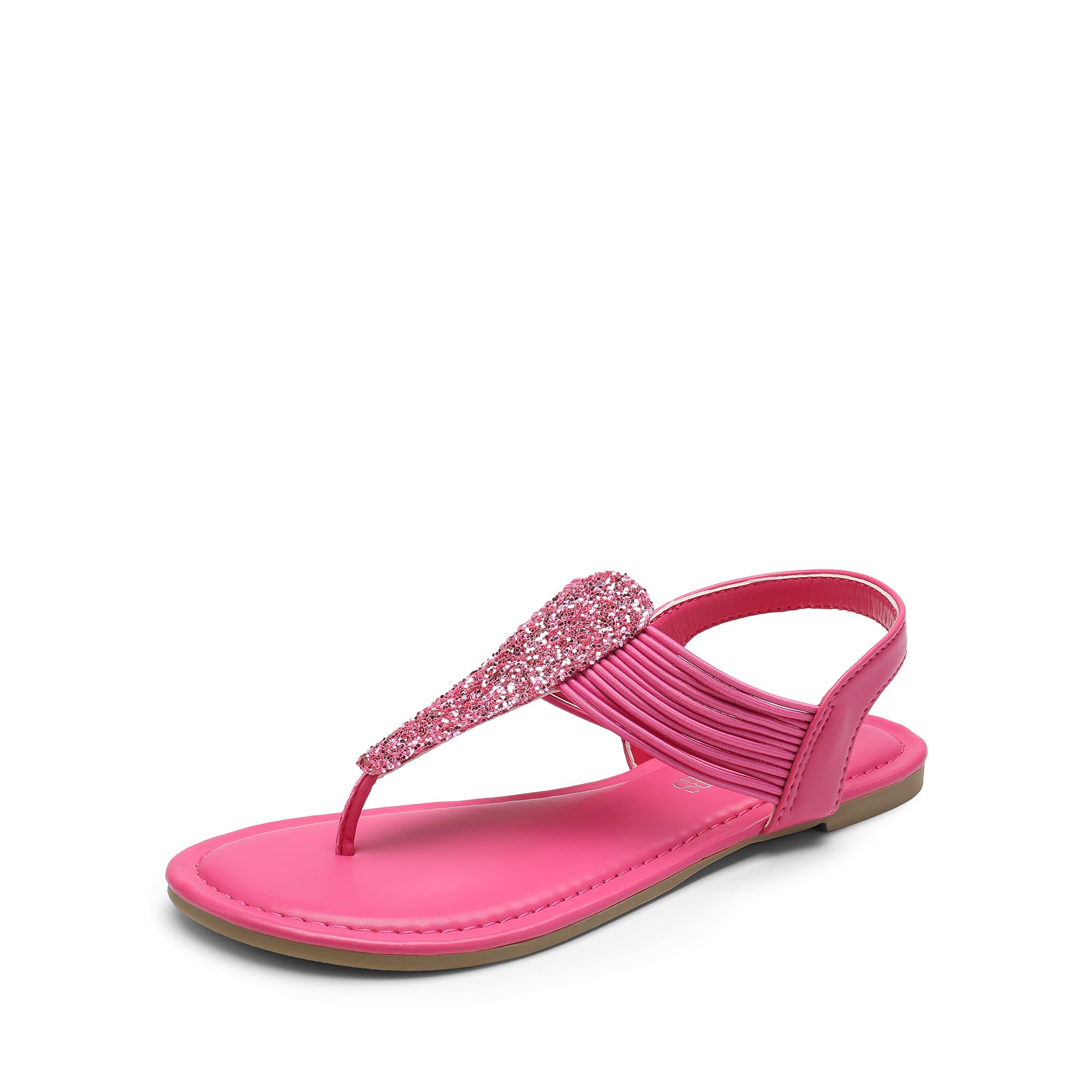 DREAM PAIRS Women's Elastic Strappy String Thong Ankle Strap Summer Gladiator Sandals