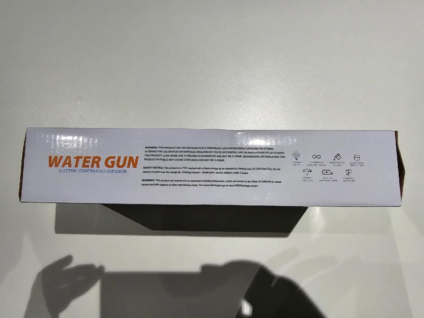 Electric Water Gun for Adults Kids,Realistic SMG,Rechargeable,Automatic Squirt Watergun,Pool Party Outdoor Toy,Summer Battle Game,Long Range,2026 Super Powerful LED Blaster Electric Water Guns