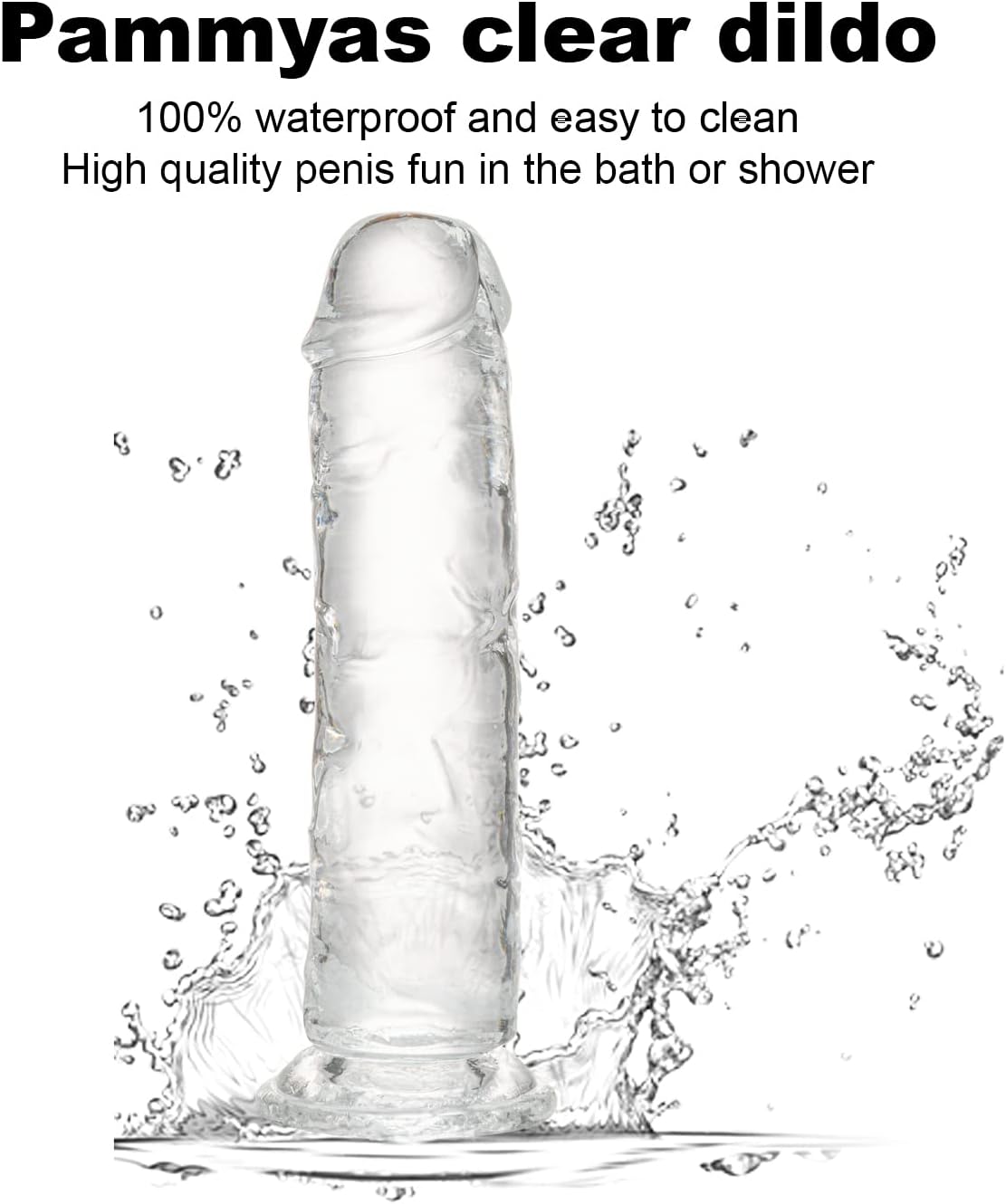 Yoozipai Realistic Dildo Suction Cup Soft TPE 7.1 Inch