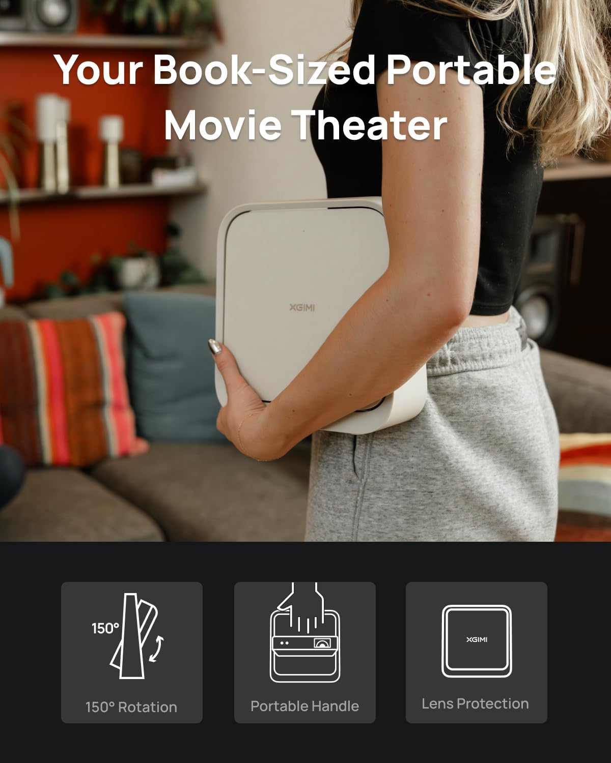 XGIMI HORIZON 1080p FHD Projector & XGIMI Elfin Flip Portable Projectoor