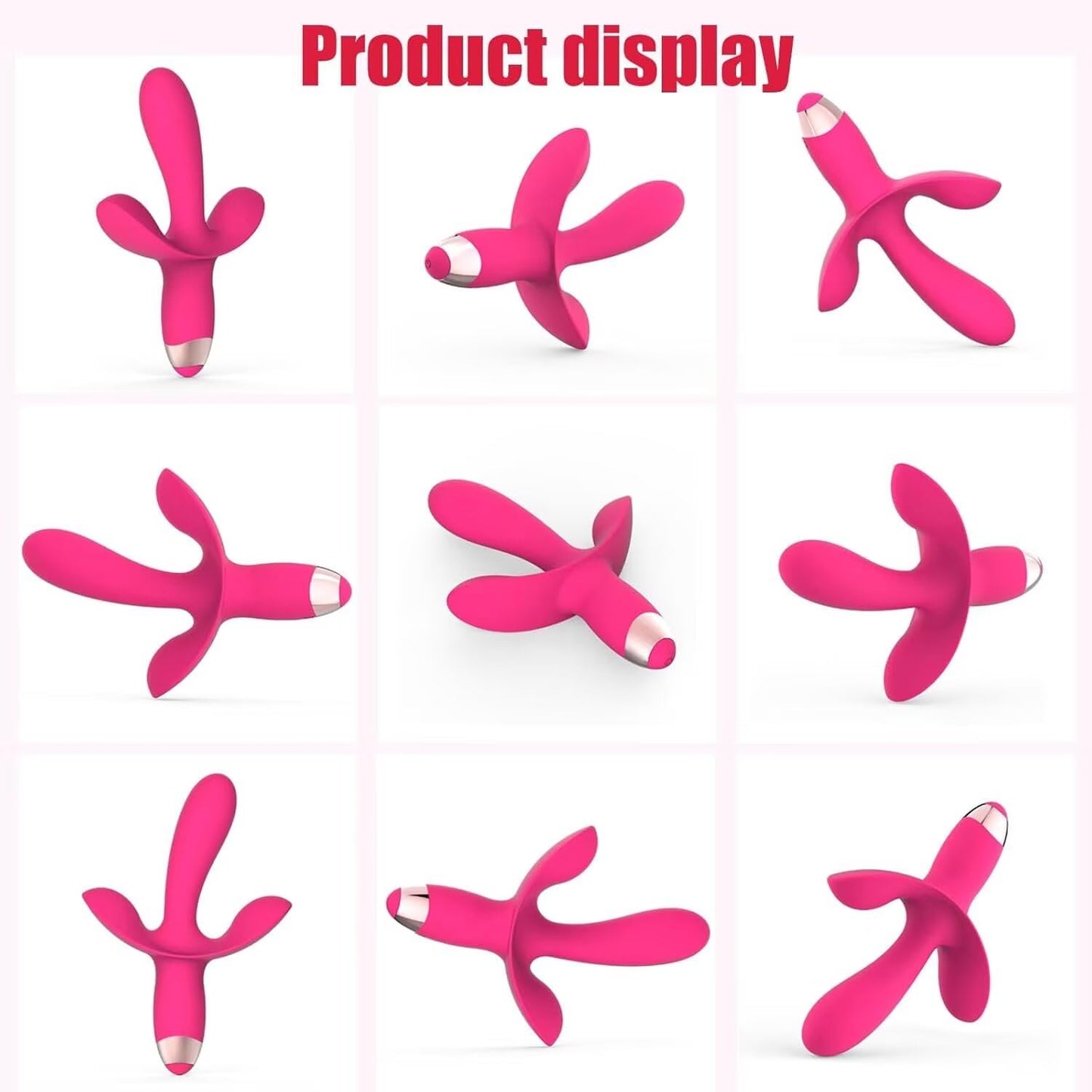 Updated Triple Stimulation Adult Tools for Women Today Waterproof 10 Powerful Modes Rechargeable Handheld Electric Travel Pocket Woman Big Gifts for Women Soft Sensory Accessories