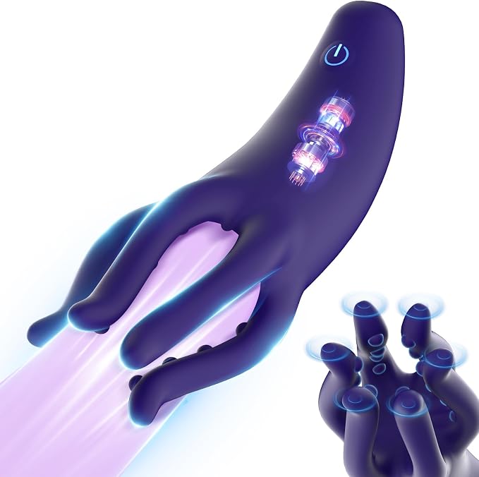 Male Sex Toys for Men,Male Masturbator Penis Vibrator with 10 Vibrating Modes Male Stroker,Penis Trainer with 6 Tentacles Particles Male Vibrator,360°Training Wrapped Adult Sex Toys for Men Women