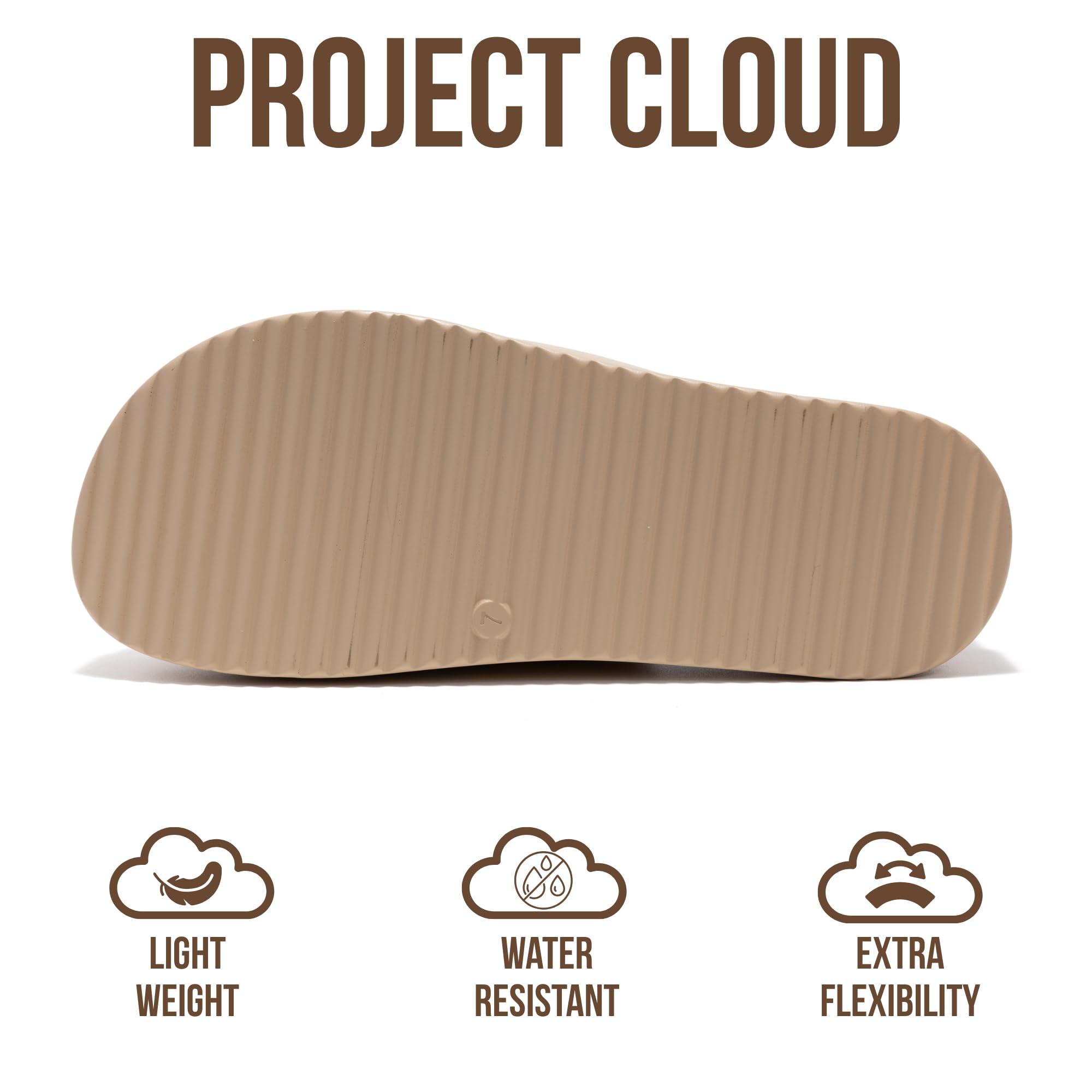 Project Cloud Platform Sandals Women - Plush & Soft Insole Wedge Slides for Women Footwear - Beach Essential Wedge Sandals for Women 2026 (Softy)