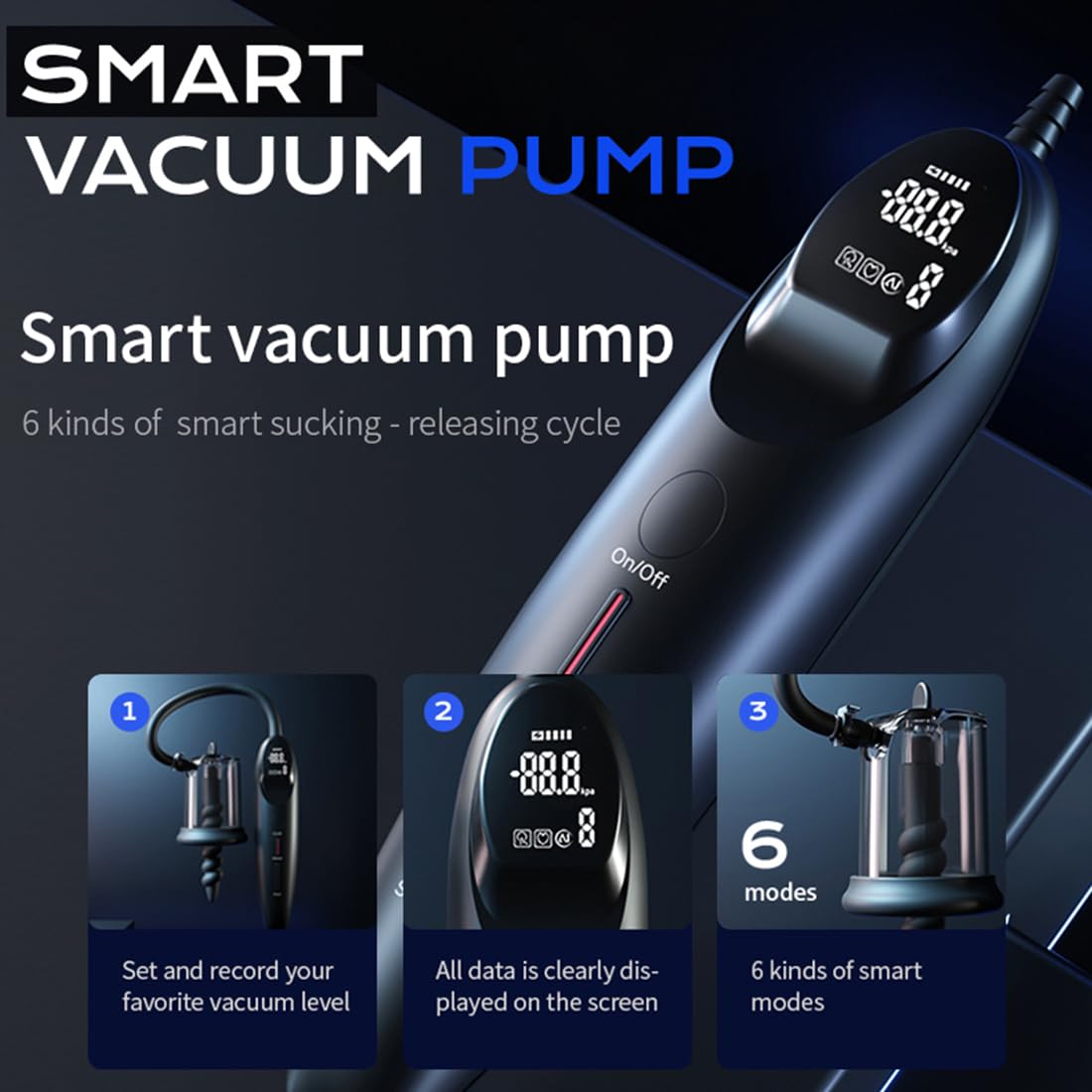 Electric Pump Anal Vacuum Pump, Automatic Pump Anal Plug Vaginal Pussy Dildo Pump Expander, Anal Beads Wand Pumps Enlarger, Prostate Massager Stimulator Masturbator Adult Sex Toys
