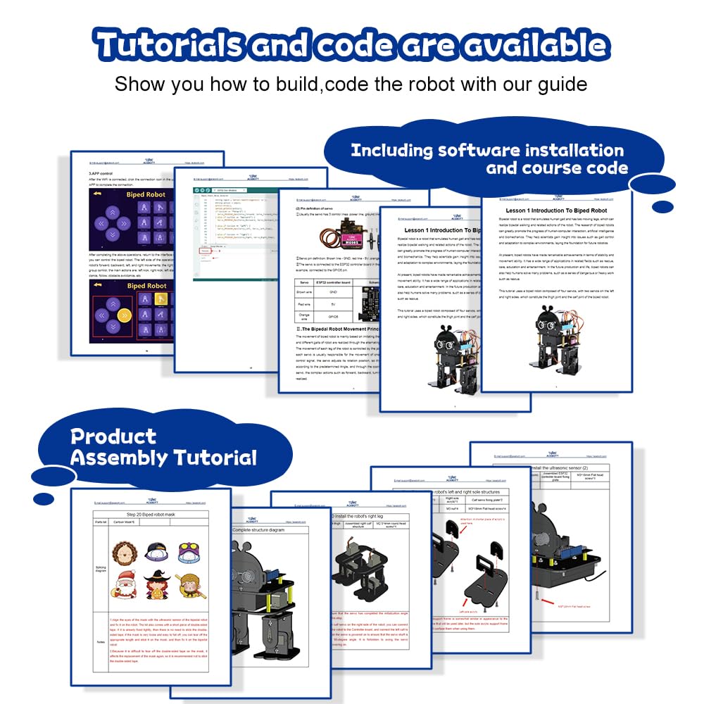 ACEBOTT STEM Robotics Science Kits for Adults, Spider&Spider&Arm Robot Building Kit, App Remote Control, Teens DIY Robotics Building Toy for 12 + Year Old Boys, Girls, Teens, Adults Unique Gifts