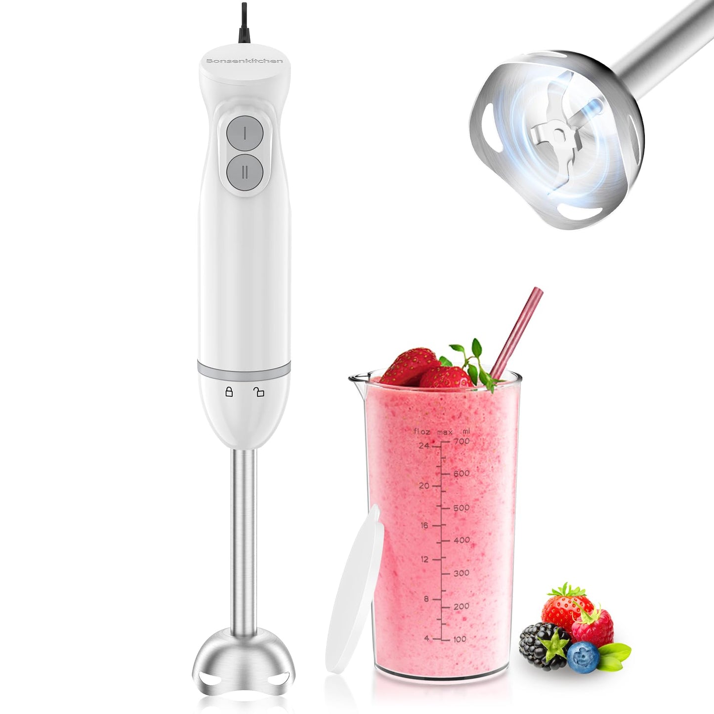 Bonsenkitchen Hand Blender