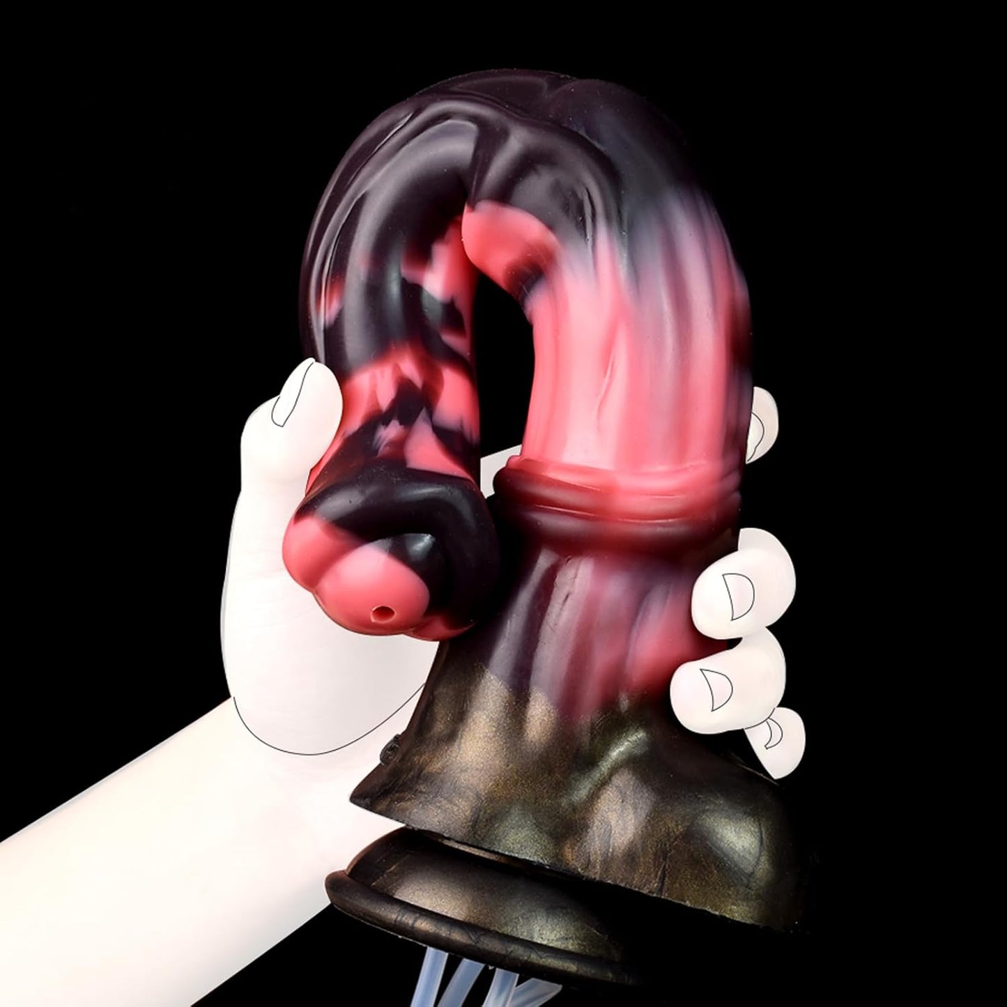 HANXUEBER 12in Fantasy Horse Dildo with Suction Cup