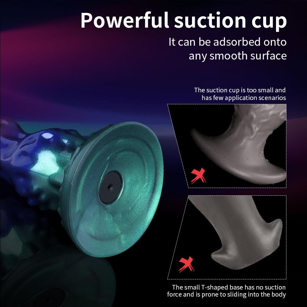 Sex Toys Butt Plug Anal Dildo, Huge Anal Inflatable Dildo Silicone with Suction Cup
