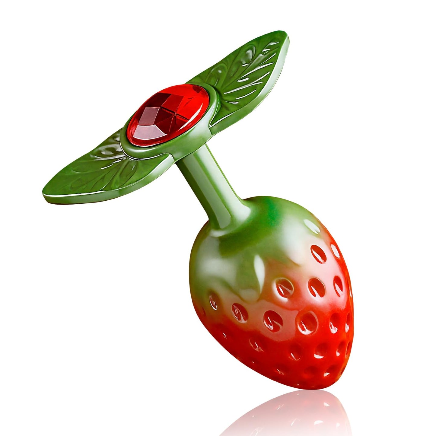 FST Small Butt Plug Cute Metal Strawberry Anal Plug Mini Jewel Personal Massager Adult Anal Sex Toys for Beginners