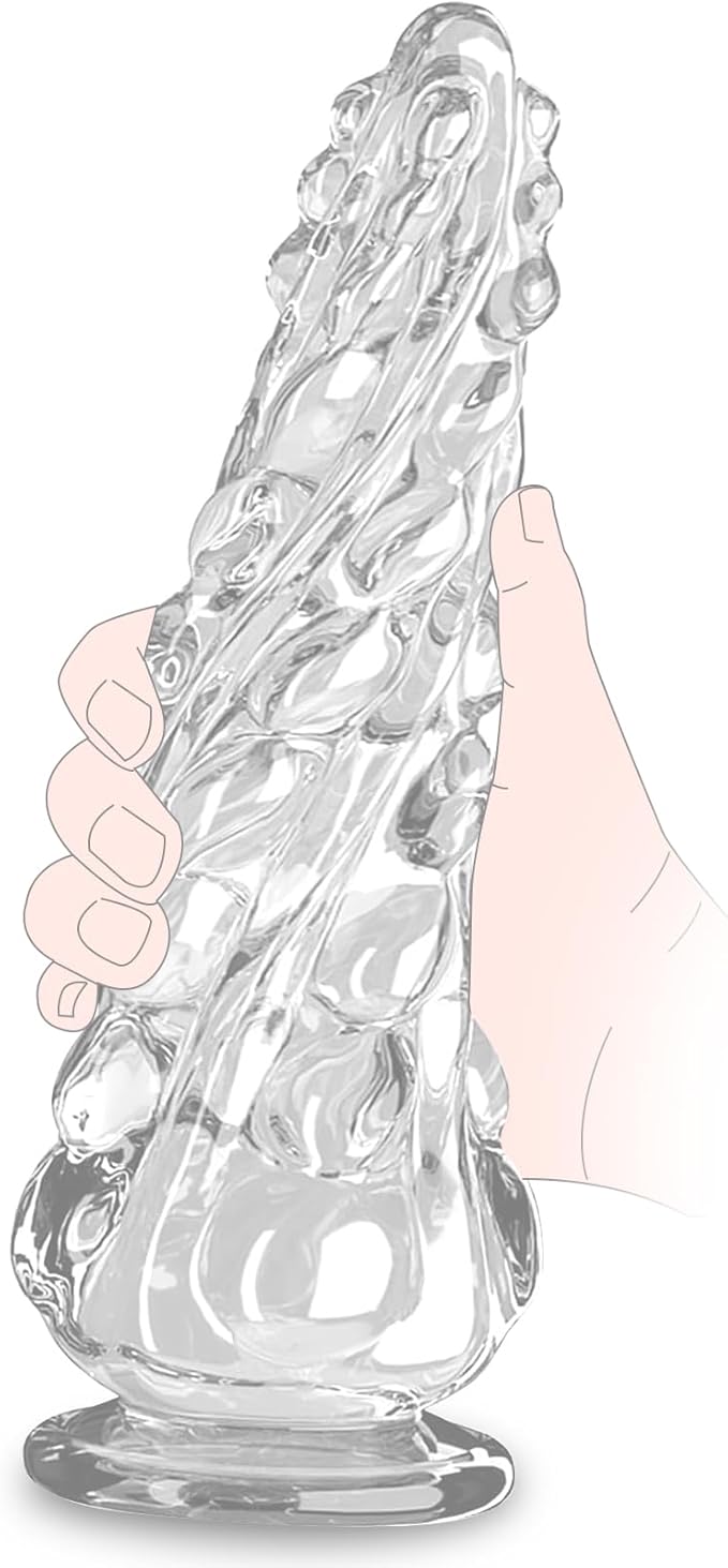 DISREQUIL Octopus Fantasy Dildo 9.06in Suction Cup Clear