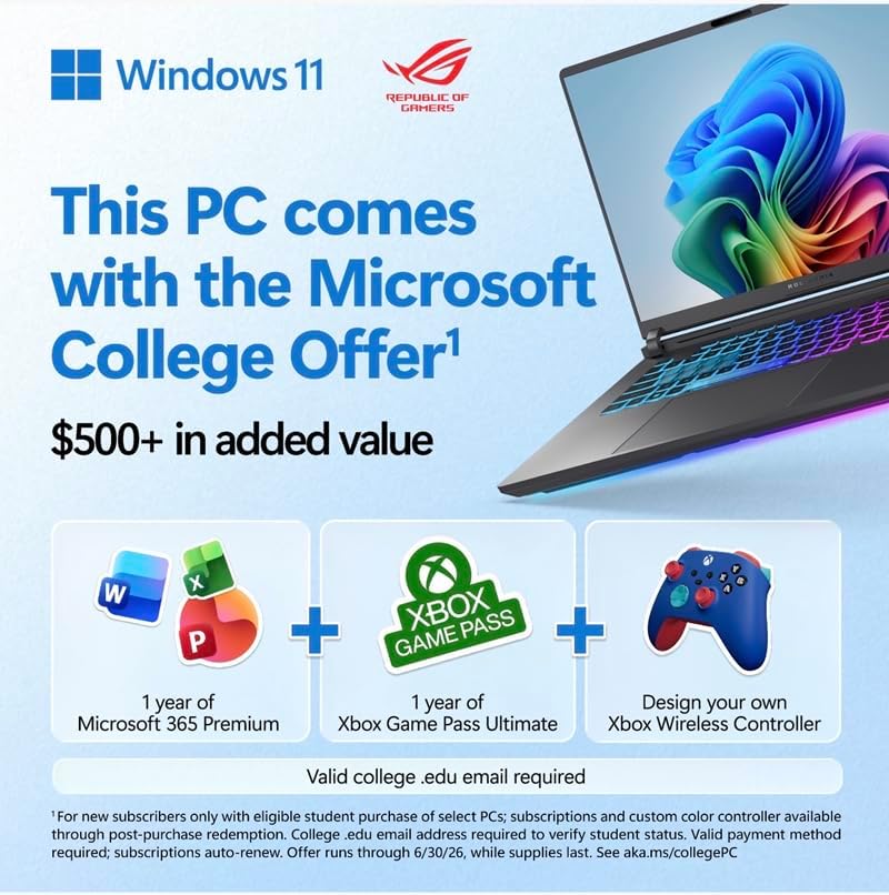 ASUS ROG Strix G16 2025 Gaming Laptop 16" RTX 5060 1TB