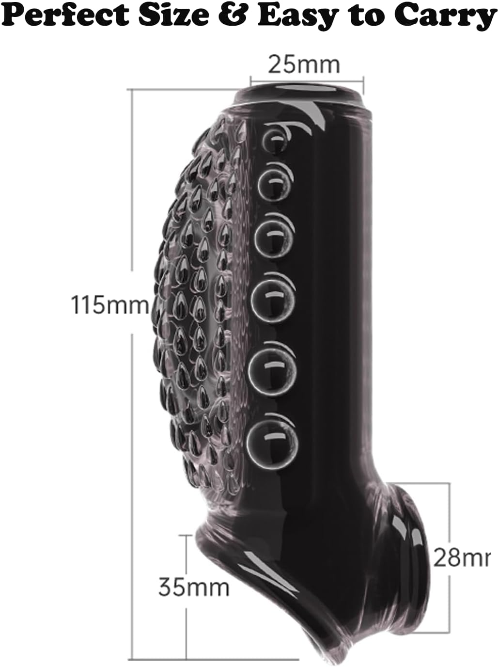 Penis Sleeve Penis Pump Mens Sex Toys, Cockring Sleeve Penis Ring Extender for Male Sex Toys with Ball Stretcher, Fantasy Monster Wolf Dildo Sleeve Penis Exlarger Extension Adult Sex Toys for Couples