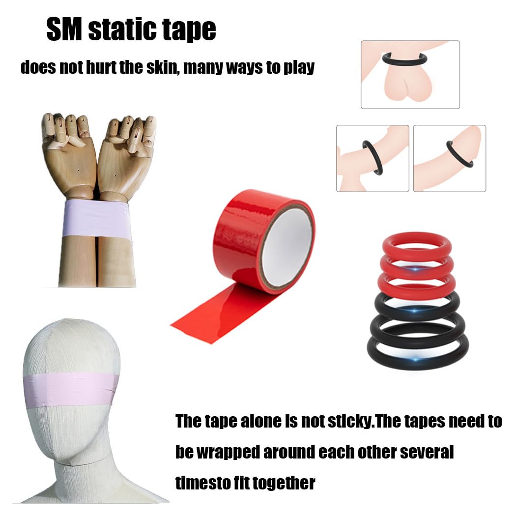35PCS Sets Sex Toys kit for Adult BDSM Toys Anal Sex Toys Anal Plug Flirt Stick, Sex BDSM Bondage Restraints Kit