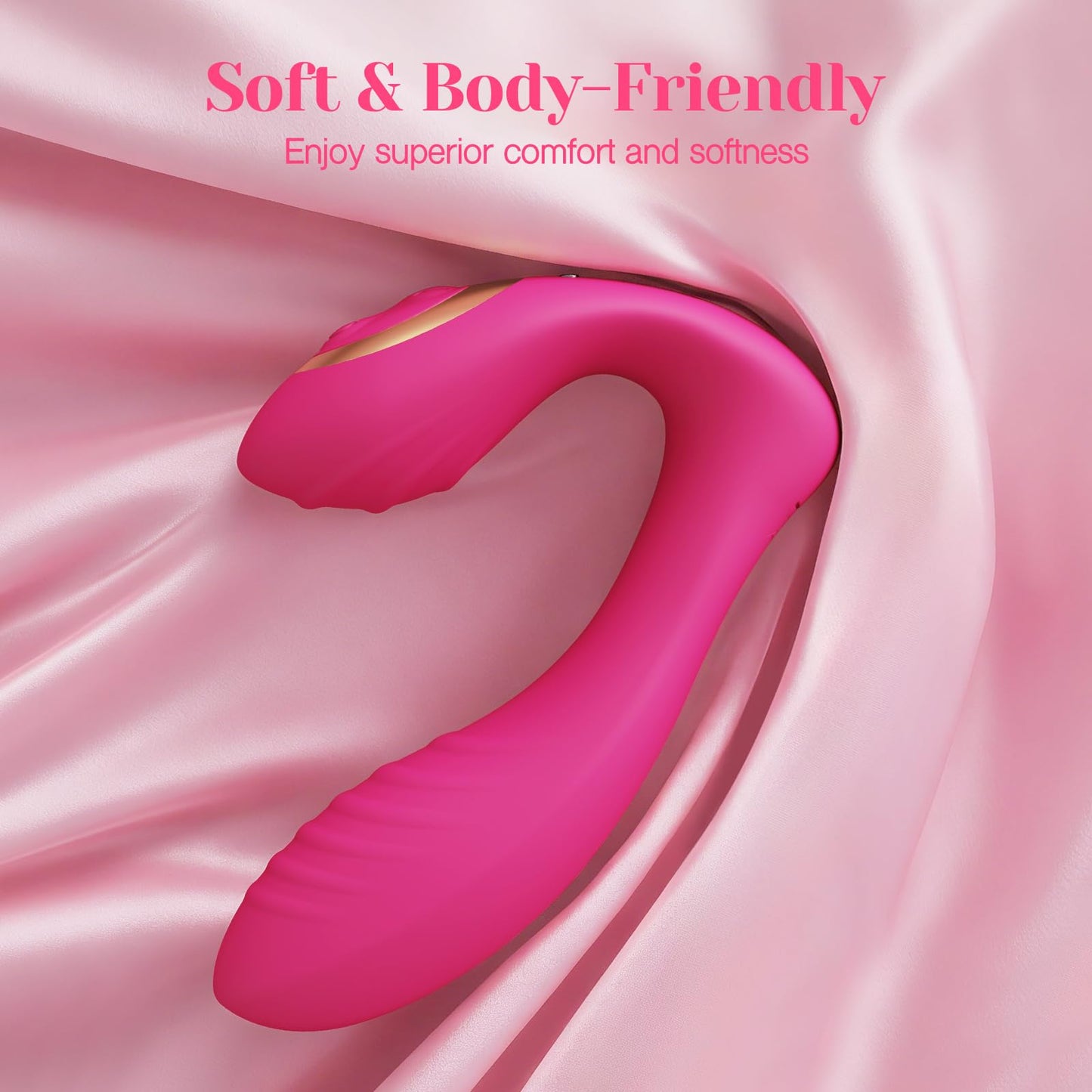 Tracy's Dog Clitoral G Spot Vibrator, Flexible Vibrating Sex Toy Vibrators for Women Couple, Erotic Massage