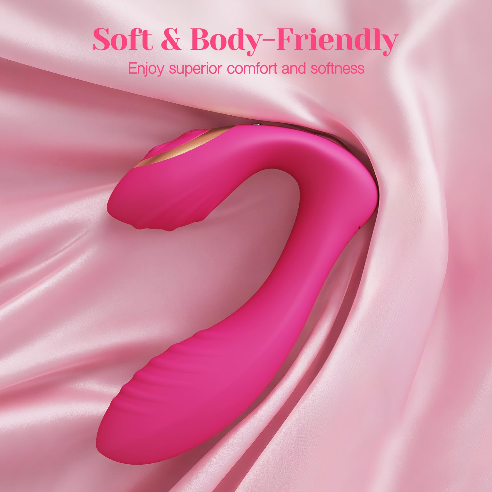 Tracy's Dog Clitoral G Spot Vibrator, Flexible Vibrating Sex Toy Vibrators for Women Couple, Erotic Massage