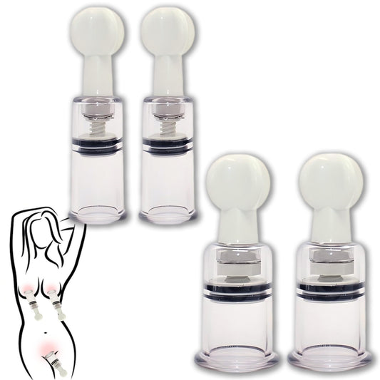 Clitoral Pump for Clit Pleasure 4 Pcs Adjustable Pussy Pump Clitoris Pump Nipple Clit Sucker Sensory Toys for Women Succionador De Clitoris Inverted Nipple Correction Sex Toys for Beginner Couples