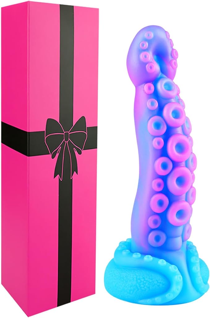 Hainuo 7in Silicone Monster Tentacle Dildo with Suction Cup