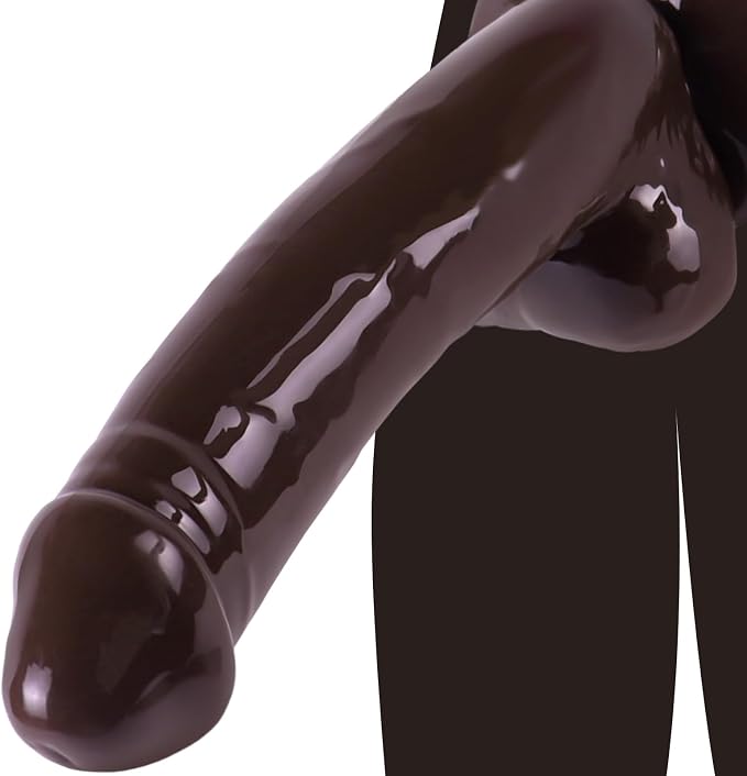 TAJIAWEY 11 Inch Realistic Dildo with Suction Cup Black