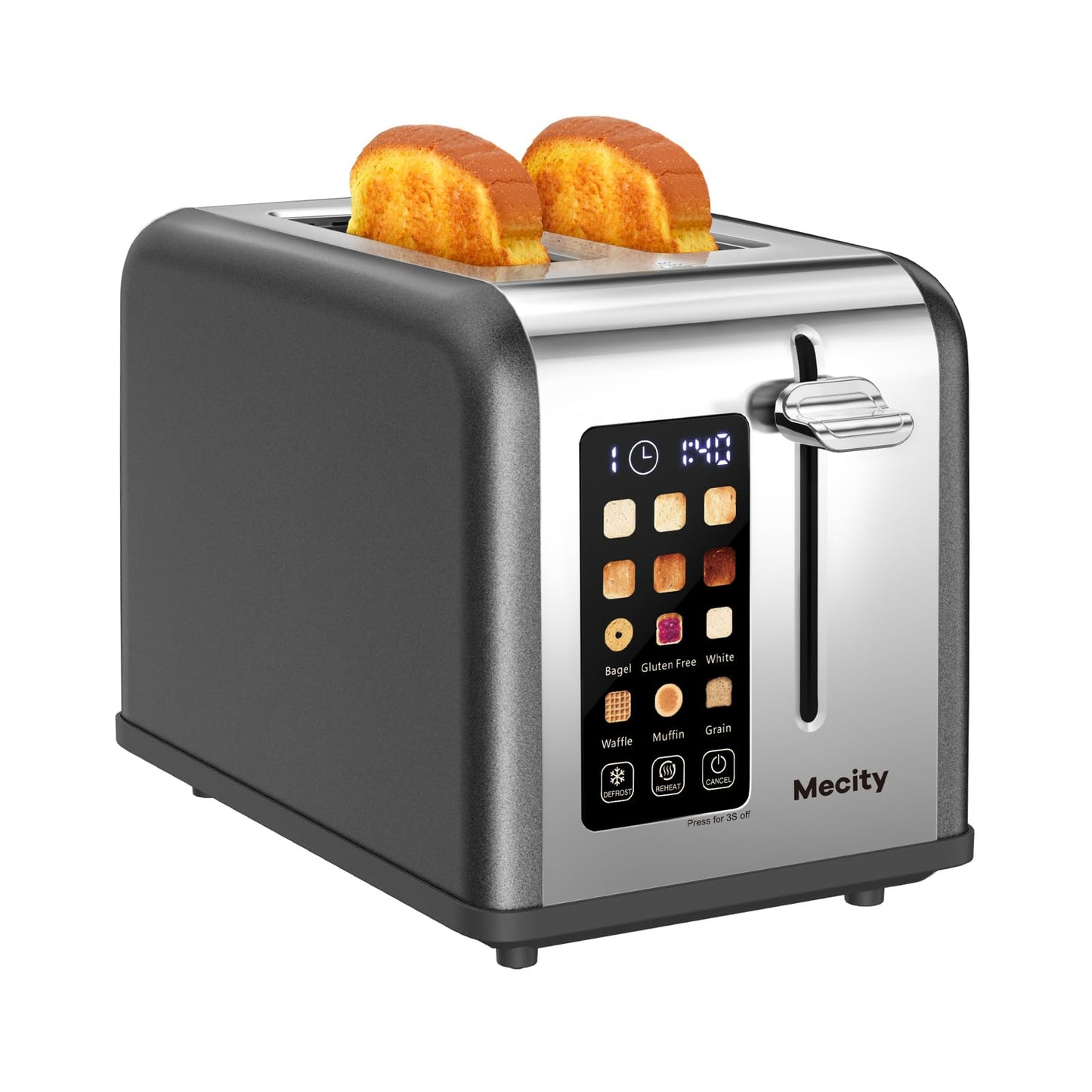 Mecity 2 Slice Toaster Touch Screen