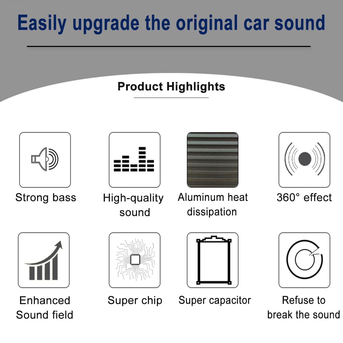 DriSentri Car Amp Board, Car Audio Amplifier Board, 1000W High Power Amplifier Amp Board Powerful Bass Sub woofer Board 12V