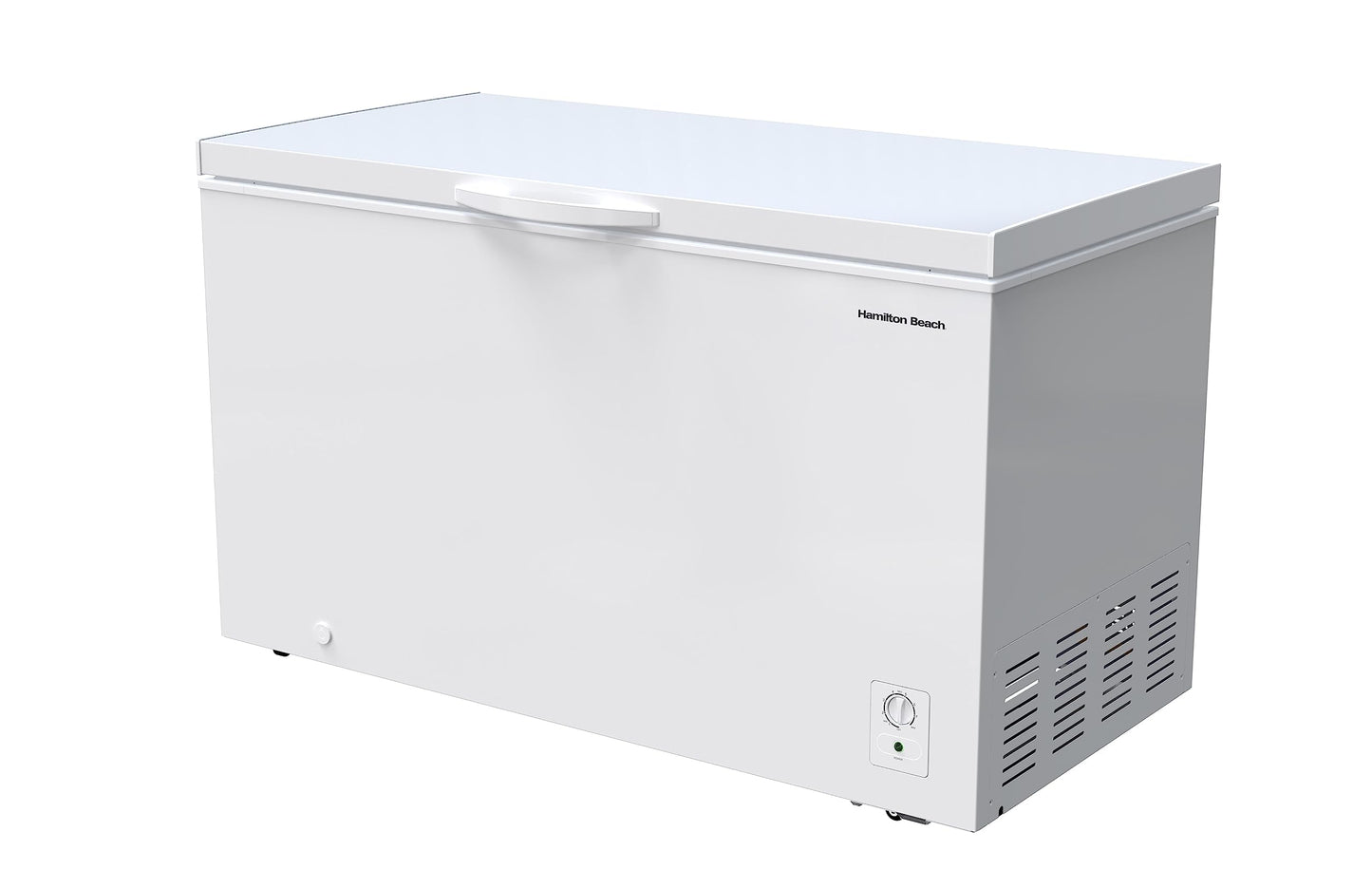 Hamilton Beach HBFRF700-WHITE-COM, Chest Deep Freezer, 7 Cu. Ft. Capacity, Adjustable Thermostat-Removable Vinyl Coated Wire Basket
