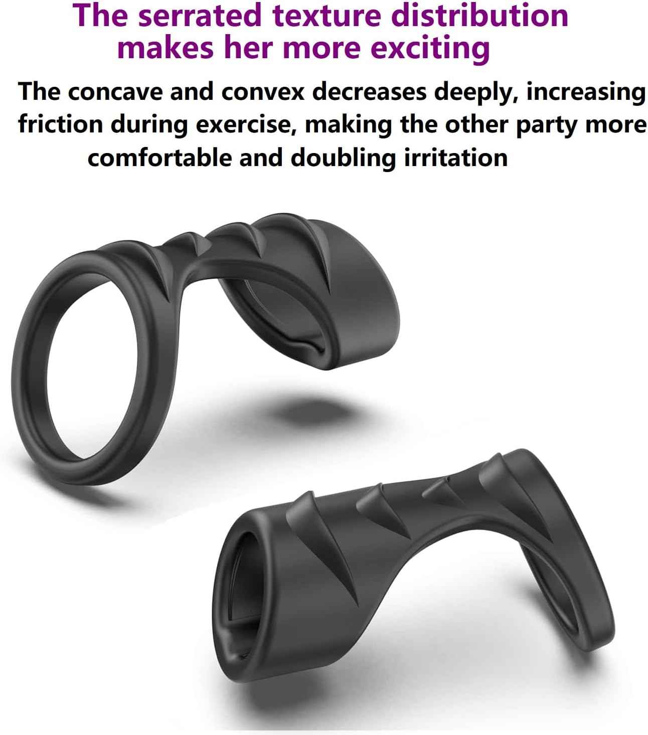 Penis Sleeve Sex Toy,Penis Sleeve Sex Toys Triple Cock Rings for Male Penis Enlarger ，Raised Design Silicone Cock Ring,Penis Delay Ejaculation Enhance Erection