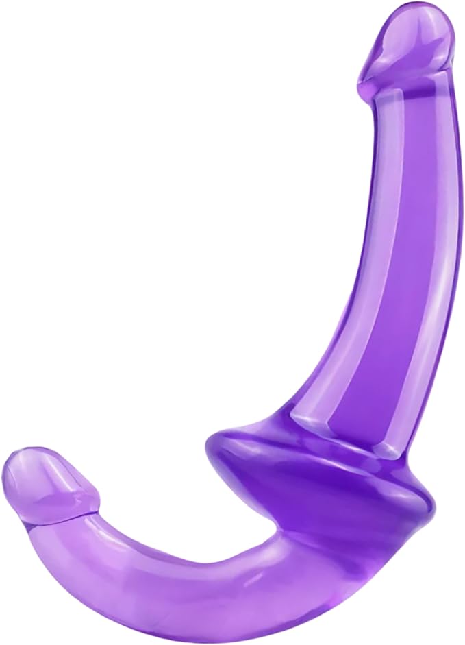 Strap on Dildo for Lesbians | Double-Ended Silicone Long Dildo Hands Free Masturbators Fantasy, Realistic Double-Ended Adult Anal Sex Toys