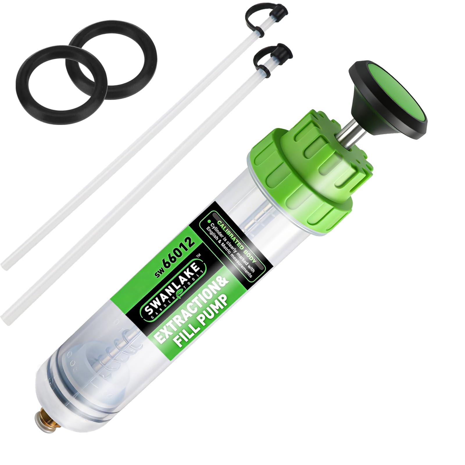 SWANLAKE GARDEN TOOLS Fluid Extractor, Extraction&Fill Pump,Fluid Syringe Pump Manual Suction Vacuum Fuel Car Transfer