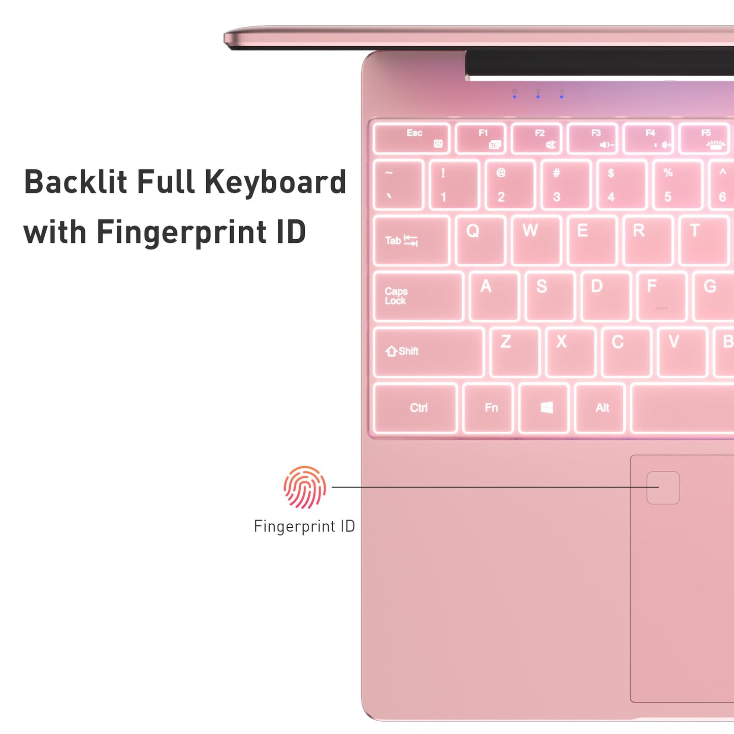 Auusda Business Laptop Computer for Work, Notebook PC for College Students, FHD Display, 4-Core Processor, Backlit Keyboard, Fingerprint ID, Up to 10TB Storage