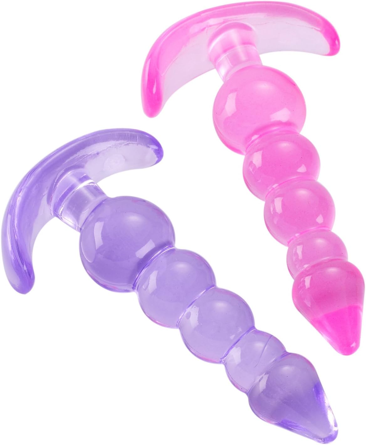 YiFeng 6PCS Anal Trainer Kit Butt Plugs Beginner Set Silicone Prostate Massager (Purple)