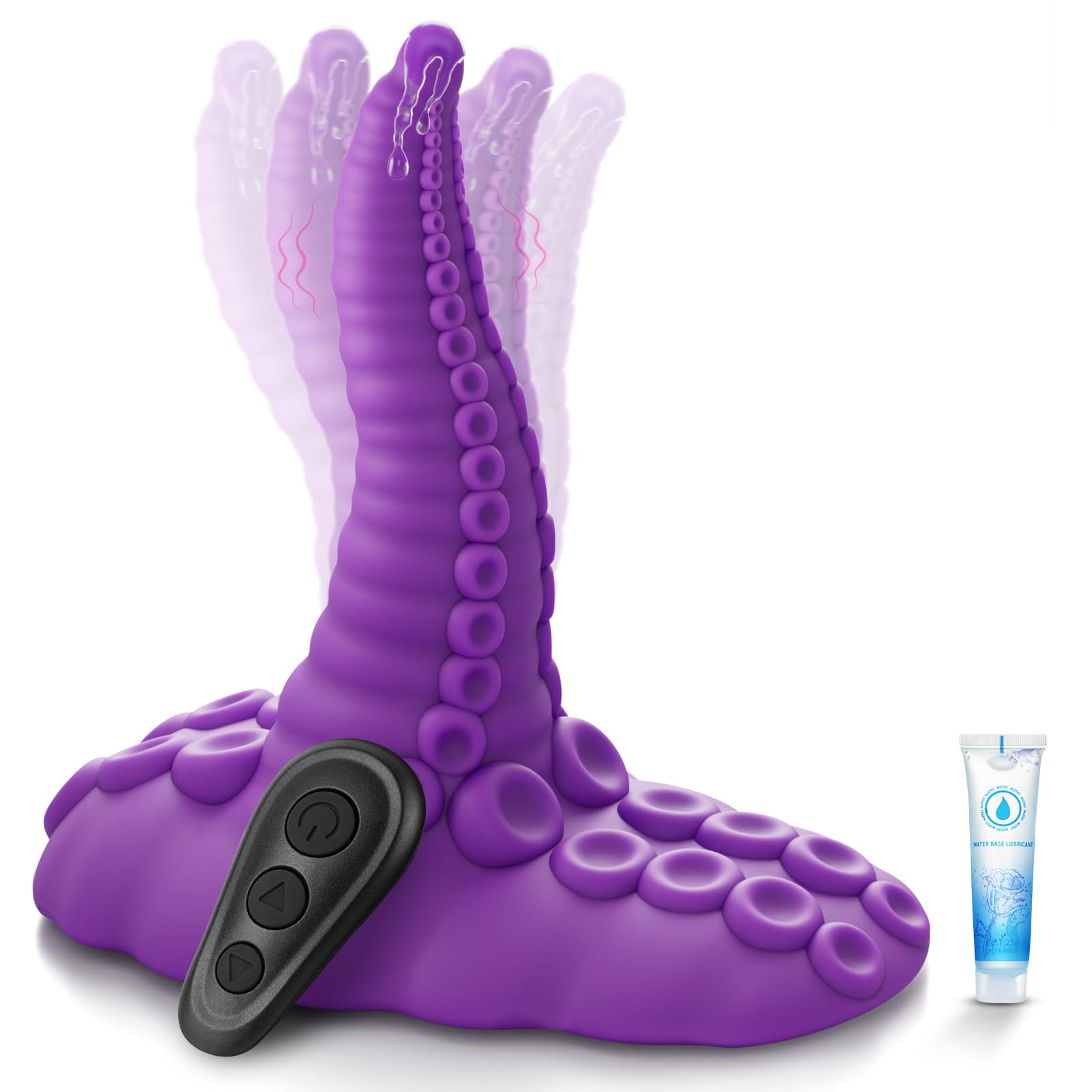 Sex Toys Riding Monster Dildos - Adult Toys Fantasy Tentacle Dildo Vibrator with 10 Modes for G Spot Vagina Anal Sex, Vibrating Suction Cup Vibrator Silicone Dragon Dildo, Women Adult Sex Toys Games