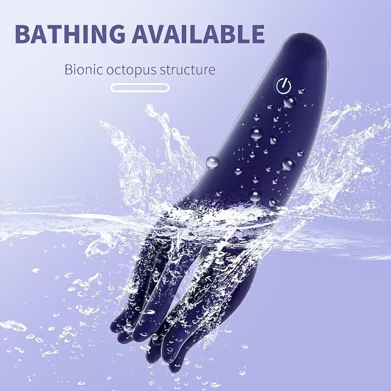 Male Sex Toys for Men,Male Masturbator Penis Vibrator with 10 Vibrating Modes Male Stroker,Penis Trainer with 6 Tentacles Particles Male Vibrator,360°Training Wrapped Adult Sex Toys for Men Women