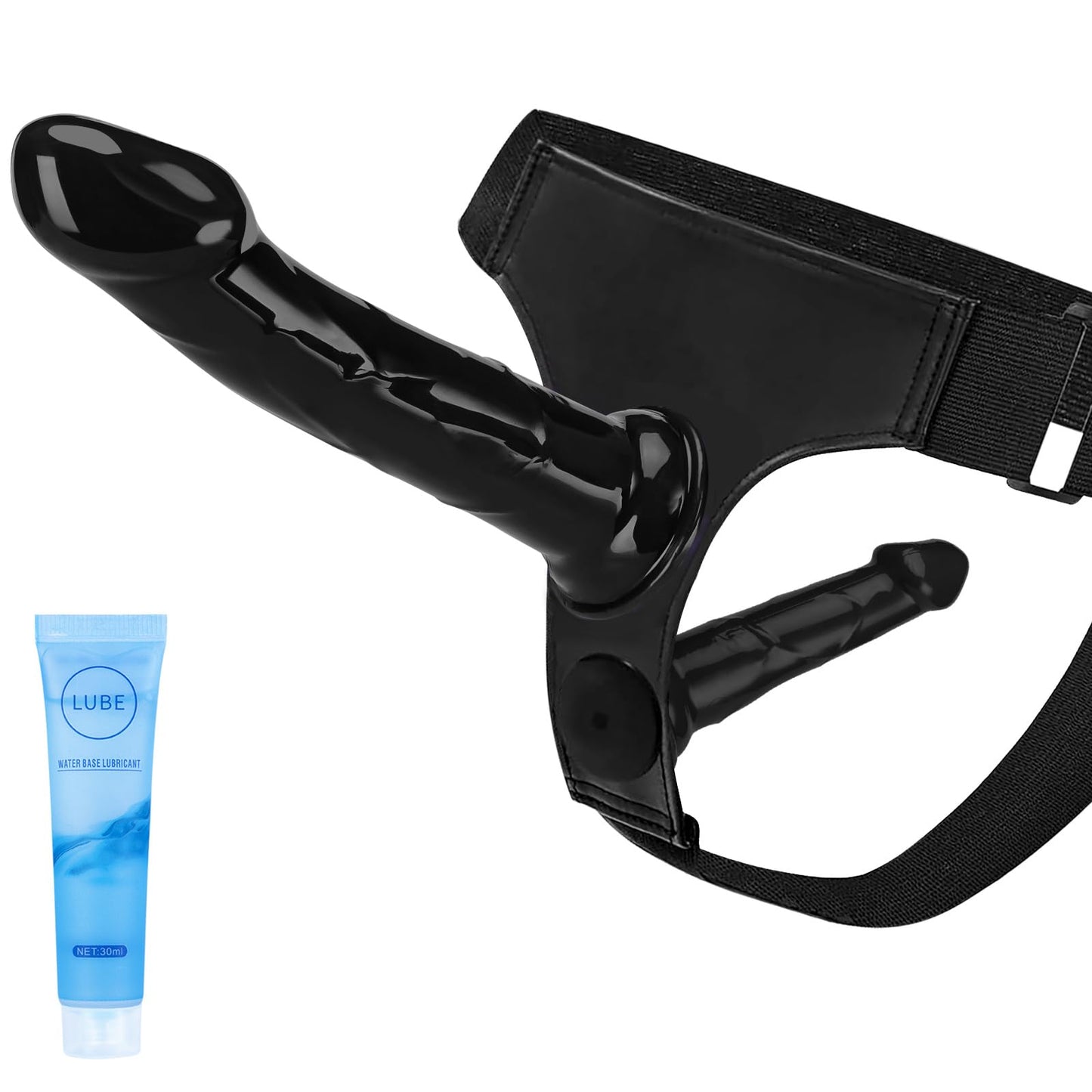 Adjustable Strap On Dildo Harness，3.3" Large Suction Cup, Male/Female