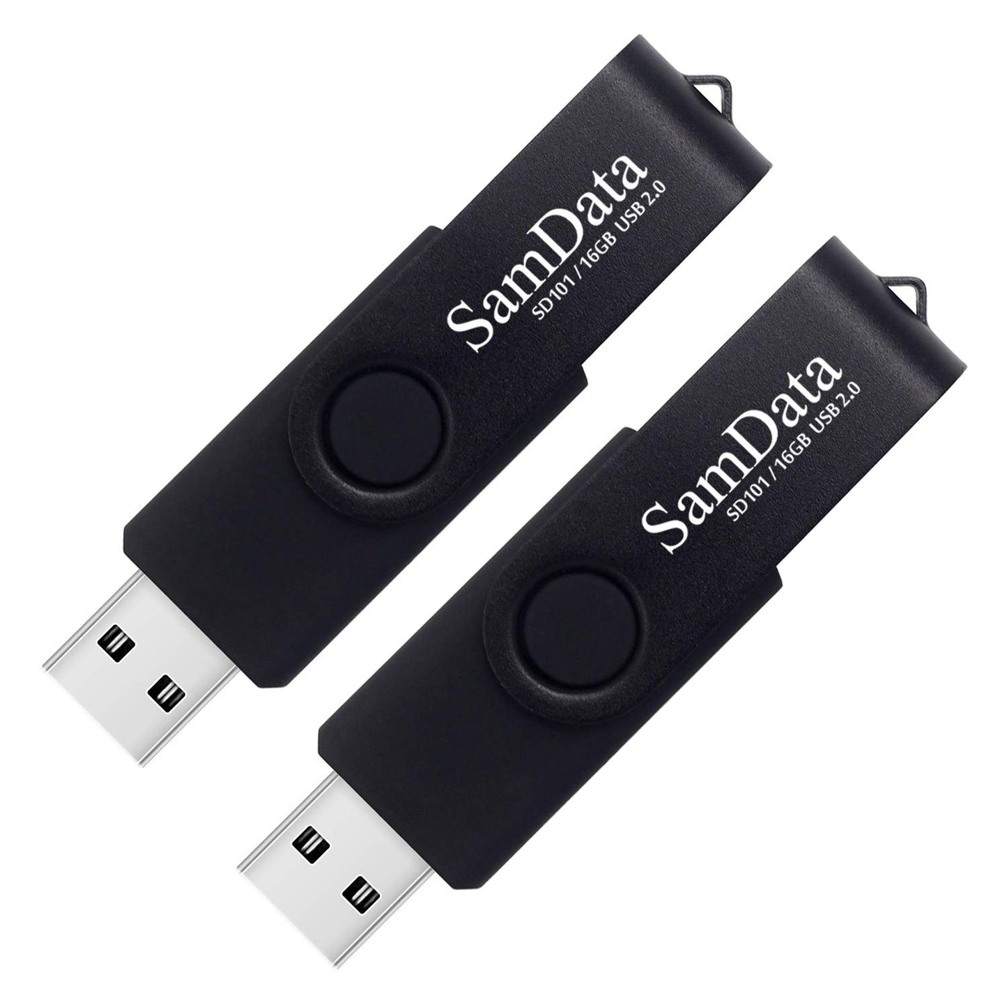 SamData 16GB USB Flash Drives 5 Pack 16GB Thumb Drives Memory Stick Jump Drive with LED Light for Storage and Backup