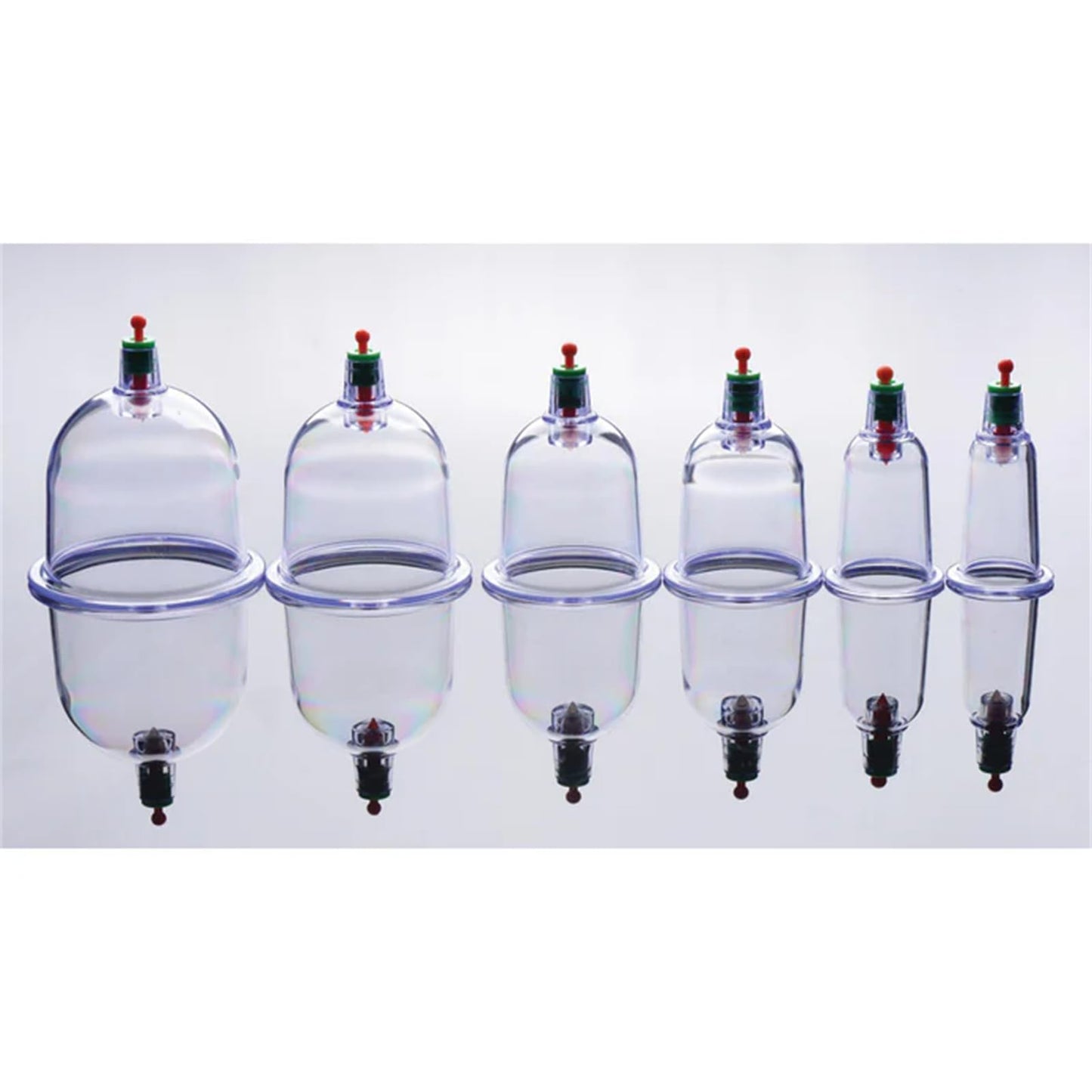 Tits Sucker 6 Pcs Pussy Pumps Nipples Clamps Clitoral Sucking Toys Boob Vaginal Vacuum Pump Adult Sex Toys for Woman Couple Games