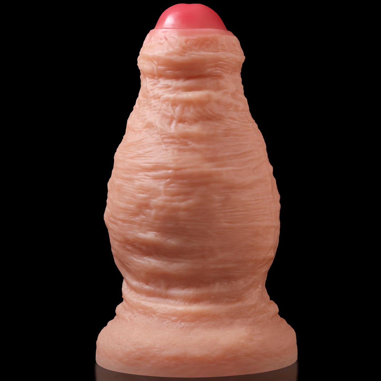 4.5'' Diameter Huge Thick Uncut Dildo, 10 inch Dual Density Silicone Gaint Girth Dildo XXL Butt Plug Sex Toy for Anal Stretcher, Extra Large Anal Dildo No Balls for Advanced Player P Spot Stimulation