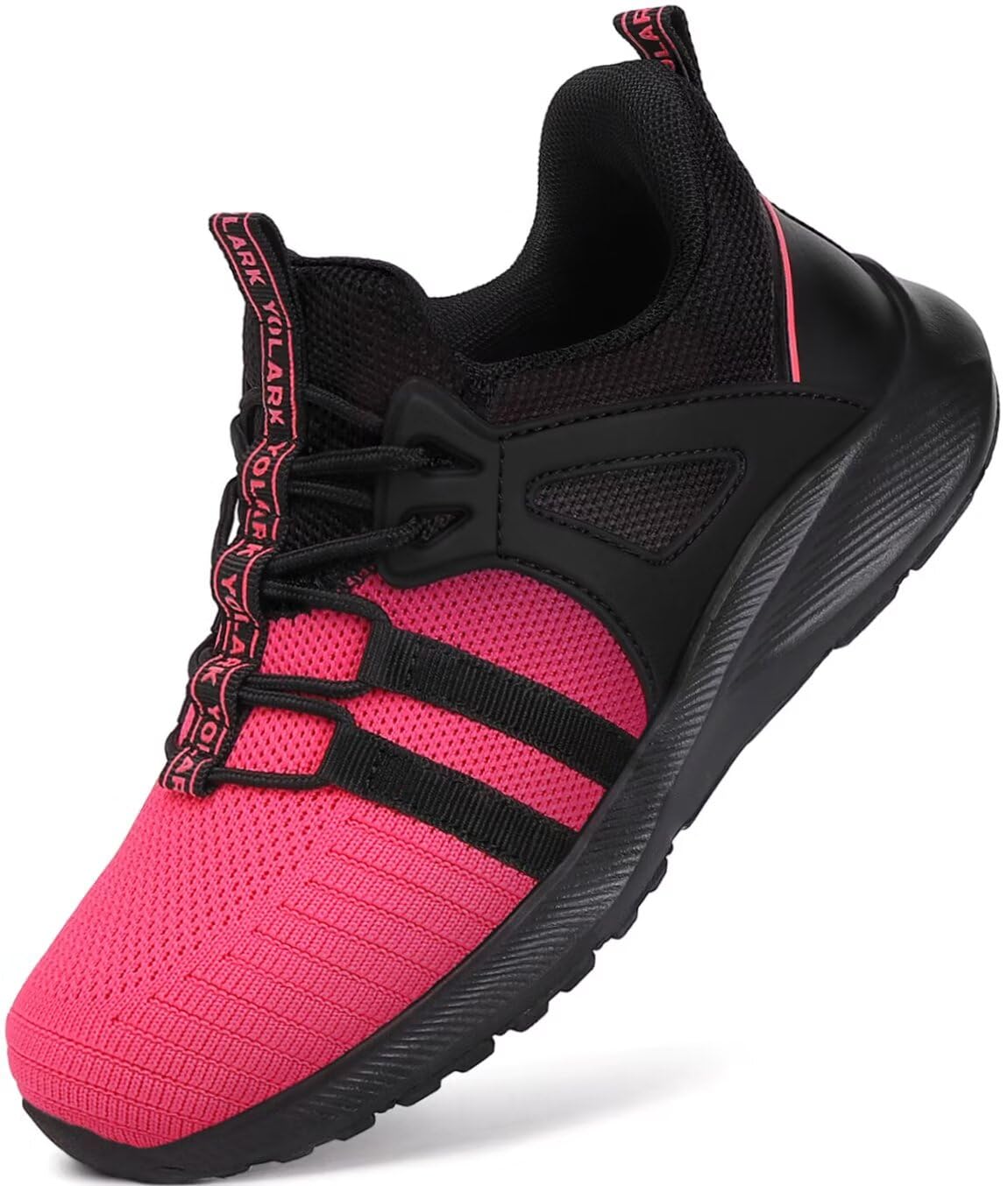YOLARK Boys Girls Sneakers for Kids Non-Slip Tennis Shoes Fashion Lightweight Breathable Running Sport Athletic