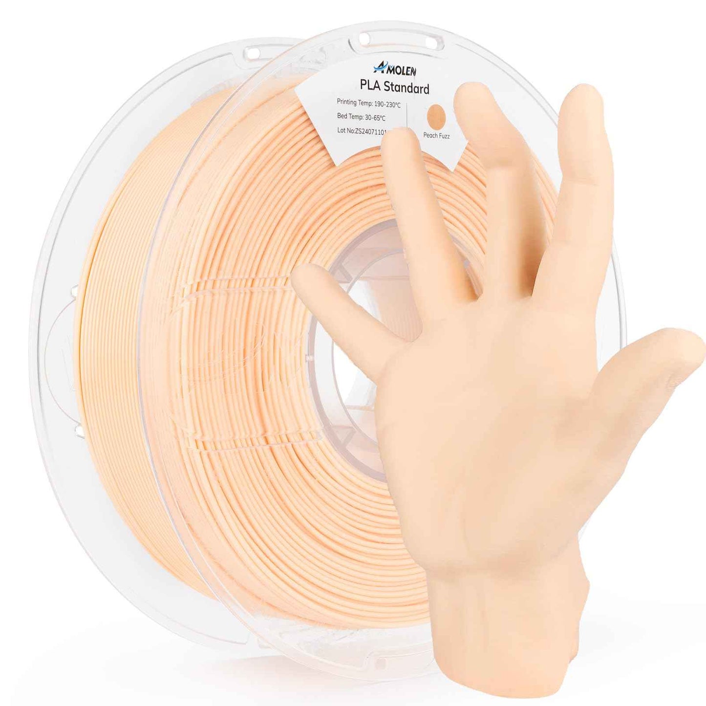 AMOLEN Glow in The Dark PLA Filament, 1.75mm PLA 3D Printer Filament