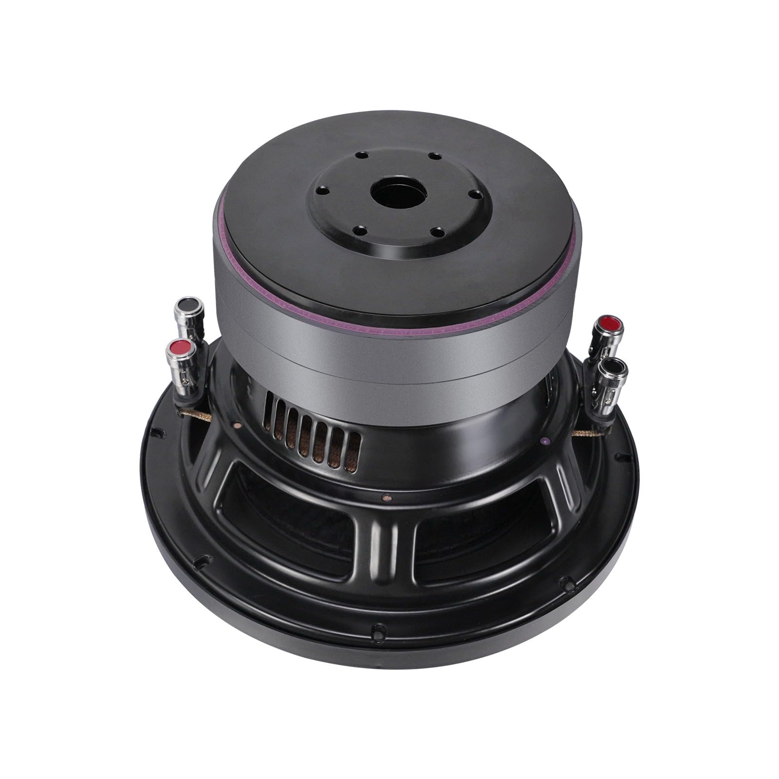 Seventour Car Audio Dual 4 Ohm Shallow Mount Car Subwoofer