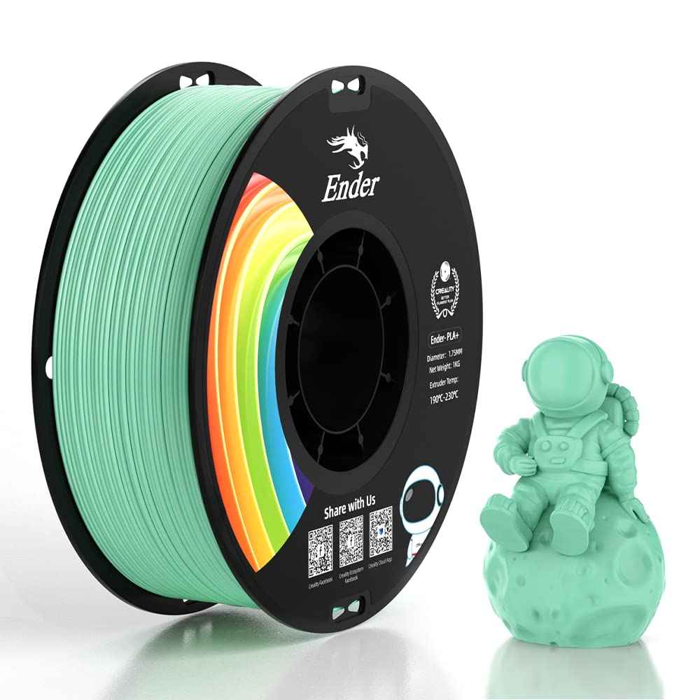Creality 3D Printer Filament, PLA Plus Filament 1.75mm Apple Green