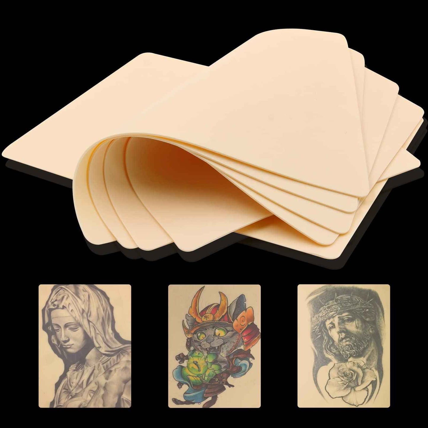 Tattoo Practice Skin - Jconly 8×6 Double Sides Fake Tattoo Skin