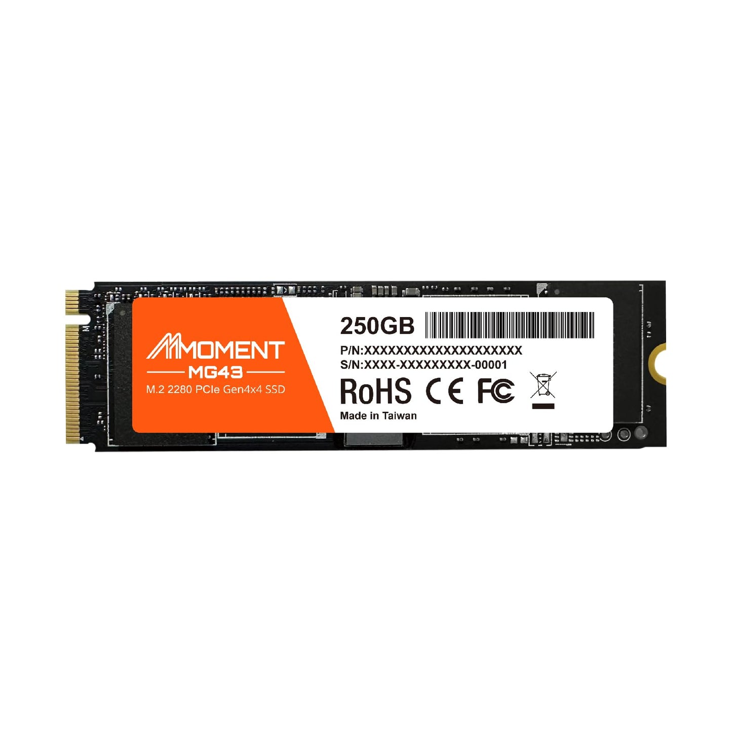 MMOMENT NVMe M.2 2280 PCIe Gen 3x4, Solid State Drive Internal SSD