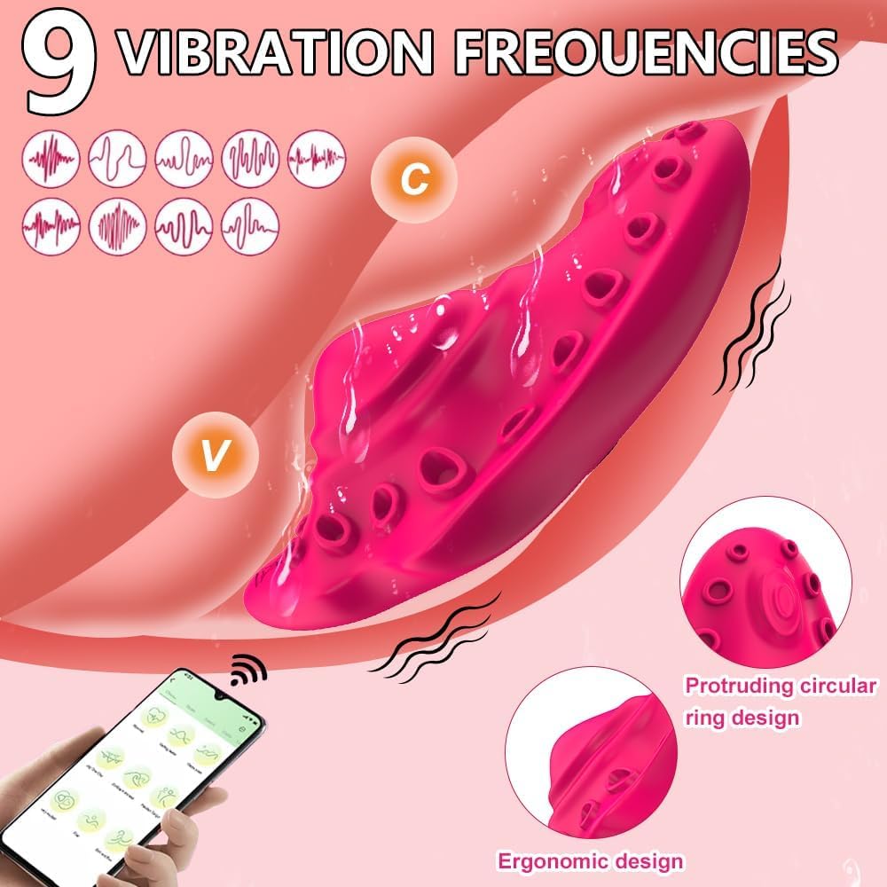 Clitiors Toys,Remote Vibaerater for Women Underwear Remote Control Virabtor Pantie,Wearable App Controlled Toys Adults Long Distance Remote Controlled Virabtor Small Discreet Virabtor B0gg5