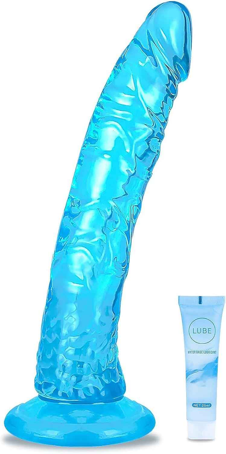XSAXLYX 8.1in Realistic TPE Dildo with Powerful Suction Cup
